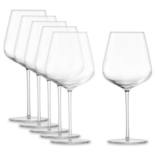 фото Набор из 6-ти бокалов для красного вина burgundy vervino объем 955 мл, 12x23,6 см, хрустальное стекло, schott zwiesel, 121 409-6