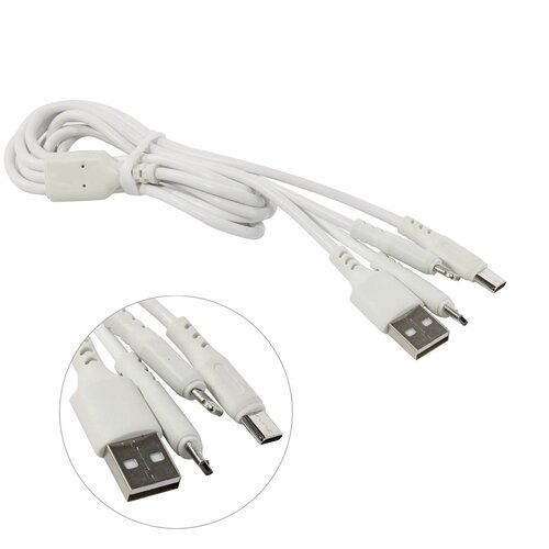 Кабель для зарядки 3 в 1 USB-C / Lightning / microUSB, 2.5А, 1,2 м, KS-is usb 3 0 type c micro b