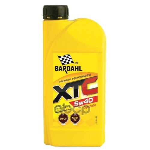 BARDAHL / 36161 / 5W40 XTC SN/CF 1L (синт. моторное масло)
