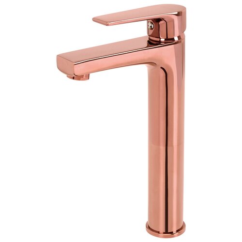 Смеситель для раковины Creavit Sharp SR6500C розовое золото С донным клапанном