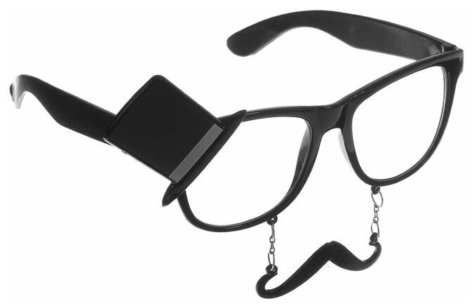 Карнавальные очки "Классик" с усиками 1144062