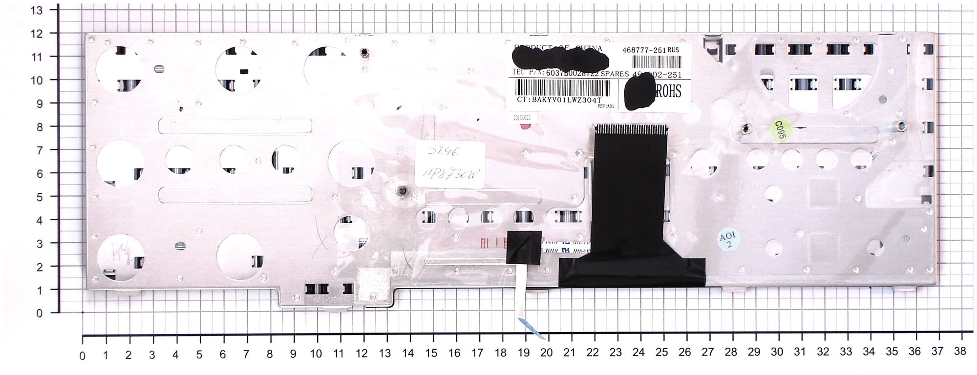 Клавиатура для ноутбука HP MP-06823US6930 черная