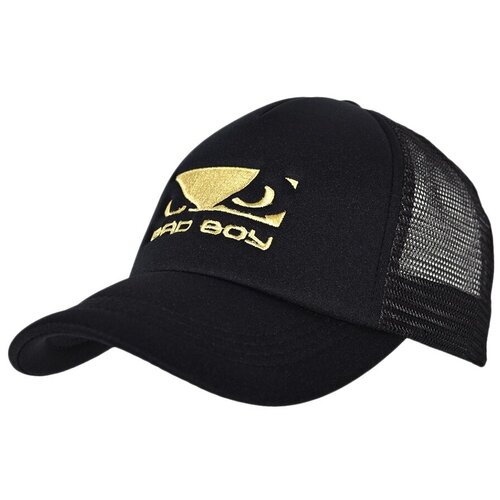 фото Бейсболка bad boy с сеткой черная