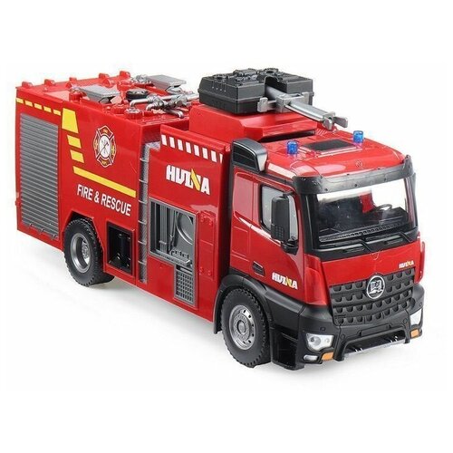 Купить HUI NA Радиоуправляемая пожарная машина HUINA масштаб 1:14 2.4G - HN1562, пластик/резина, male