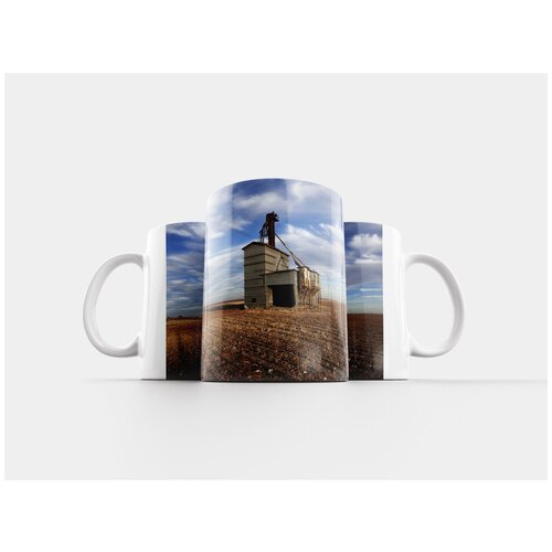 фото Кружка "пейзаж, техас, элеватор" 320 мл lotsprints