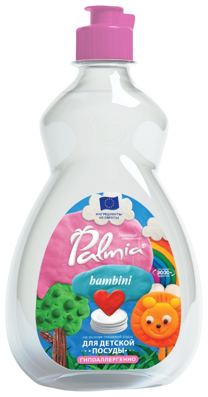 Средство для мытья детской посуды на основе пищевой соды Palmia Bambini 0,45л ПЭТ