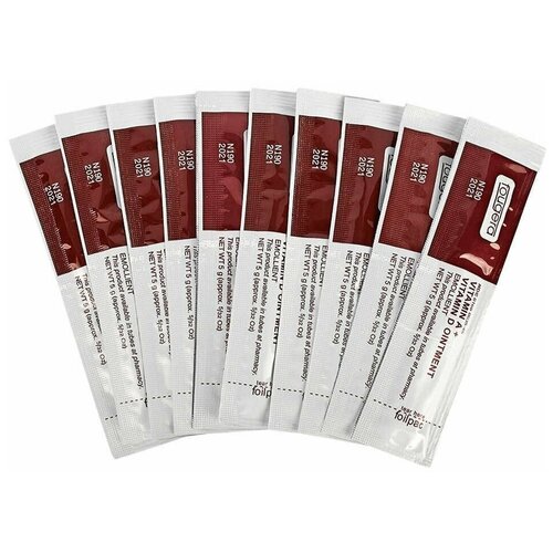 Fougera Заживляющая мазь с витаминами A и D 10 шт