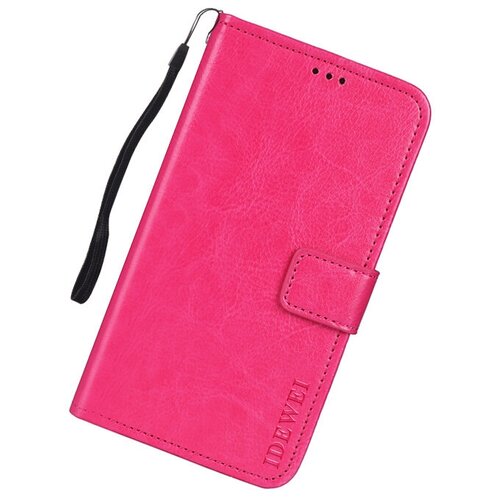 фото Чехол-книжка mypads для vivo y91c из качественной импортной кожи с подставкой застежкой и визитницей розовый