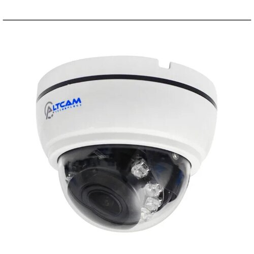 Купольная цветная AHD видеокамера AltCam DDV21IR с ИК-подсветкой и варифокальным объективом 28-12мм 495200₽