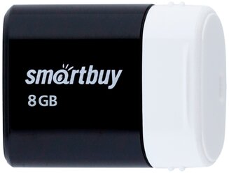 Флеш-накопитель USB 2.0 Smartbuy 8GB LARA Black (SB8GBLara-K)