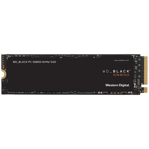 SSD диск Western Digital Black SN850 M.2 2280 500 Gb PCIe Gen4x4 NVMe 3D NAND TLC (WDS500G1X0E)