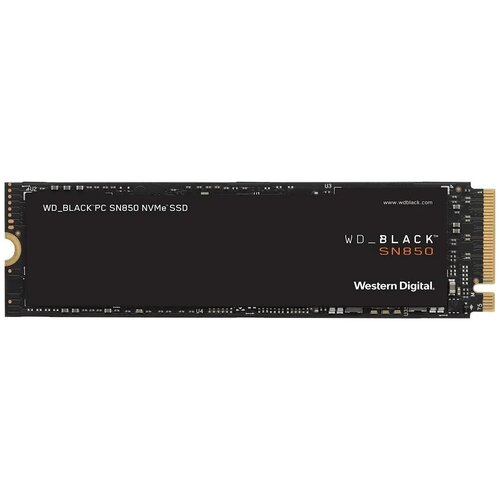 SSD диск Western Digital Black SN850 M2 2280 500 Gb PCIe Gen4x4 NVMe 3D NAND TLC WDS500G1X0E 1831600₽