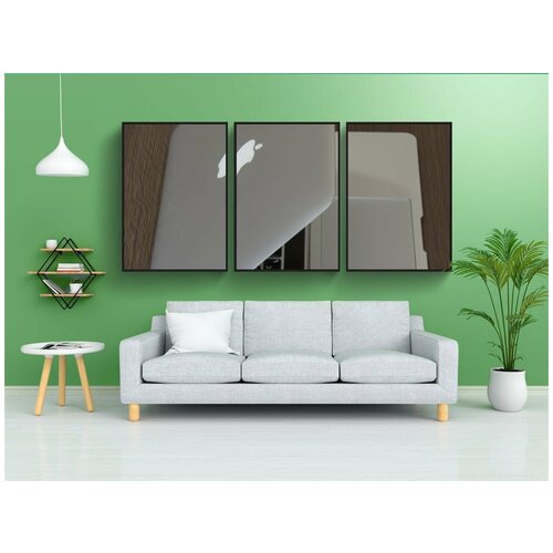 фото Набор модулных постеров для интерьера "imac, яблоко, ноутбук" 60x90 см. в тубусе, без рамки lotsprints