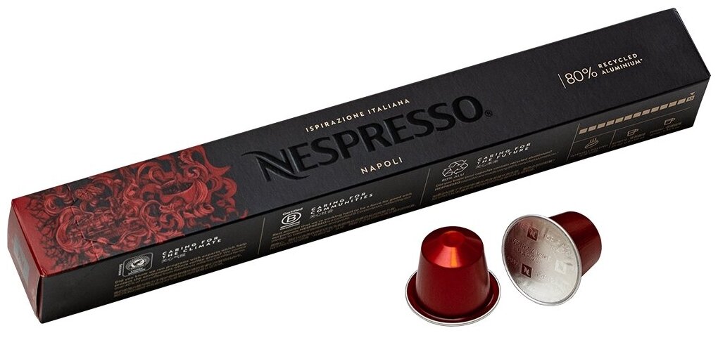 Кофе в капсулах Nespresso Ispirazione Italiana Napoli, 10 кап. в уп. - фотография № 5