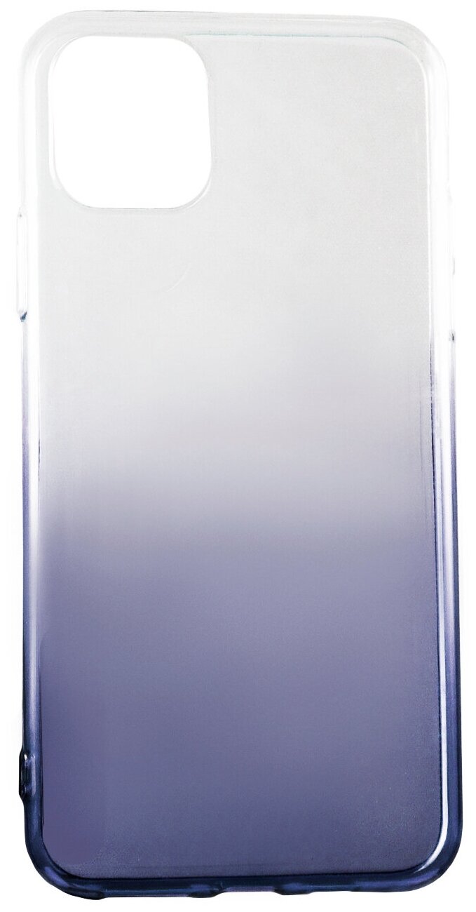 Защитный чехол TPU LuxCase для Apple iPhone 11 Pro Max, Градиент чёрный №1, 1,5 мм