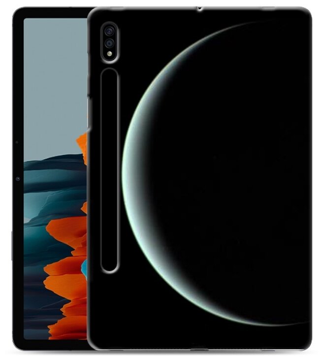 Дизайнерский силиконовый чехол для Samsung Galaxy Tab S7 Тайны космоса