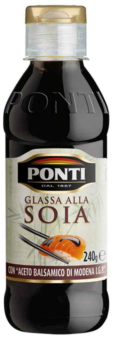 Топпинг Ponti Glassa Alla Soia соевый 240г - фото №5