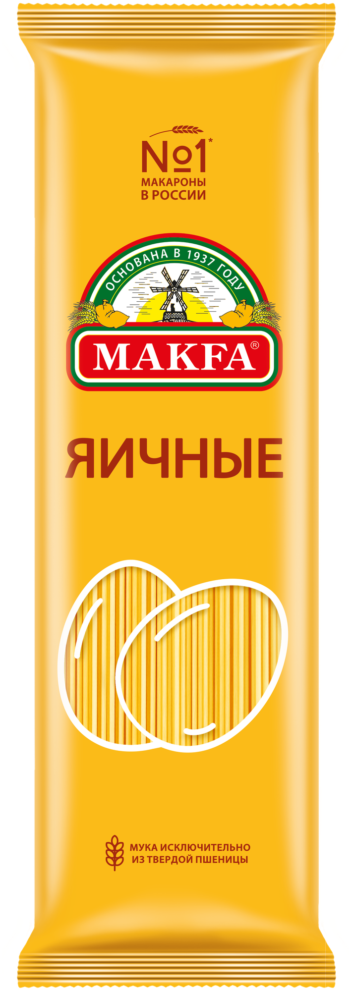 Спагетти яичные "MAKFA" А в/с яичные 0,45 - фотография № 1