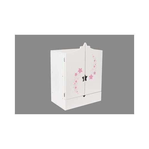 Игрушка детская: шкаф с дизайнерским звёздным принтом (коллекция Diamond star белый) 5501173 .
