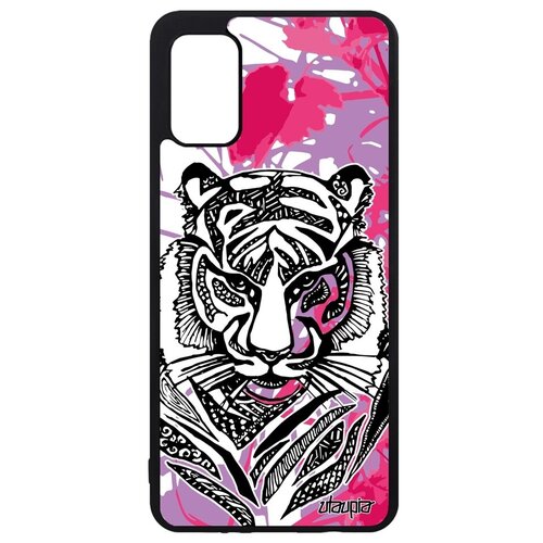фото Противоударный чехол на телефон // samsung galaxy a41 // "тигр" стиль дизайн, utaupia, розовый