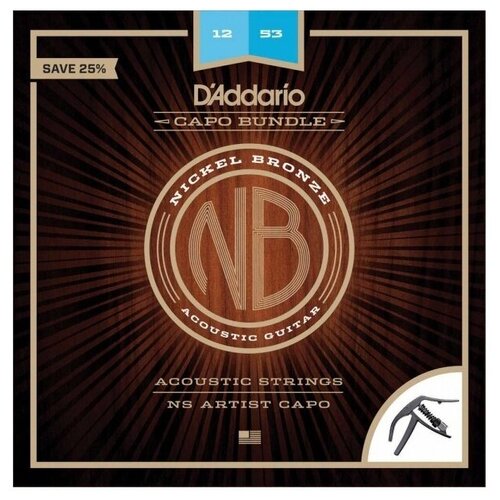 фото D addario nb1253 -cp10 струны для акустической гитары d'addario