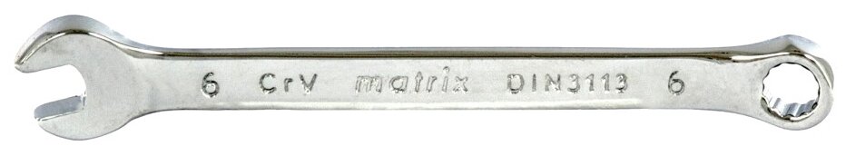 Ключ комбинированный matrix 15150 6 мм