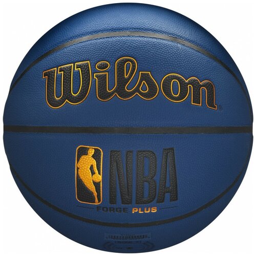 мяч баскетбольный wilson nba forge plus eco bskt арт wz2010901xb7 размер 7 pu бутилованя камера синий Баскетбольный мяч Wilson NBA Forge Plus, WTB8102XB07, р.7, PU, бутилованя камера, синий