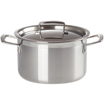 Кастрюля из нержавеющей стали 3-Ply с крышкой, 18 см, 2.3 л, Le Creuset - изображение