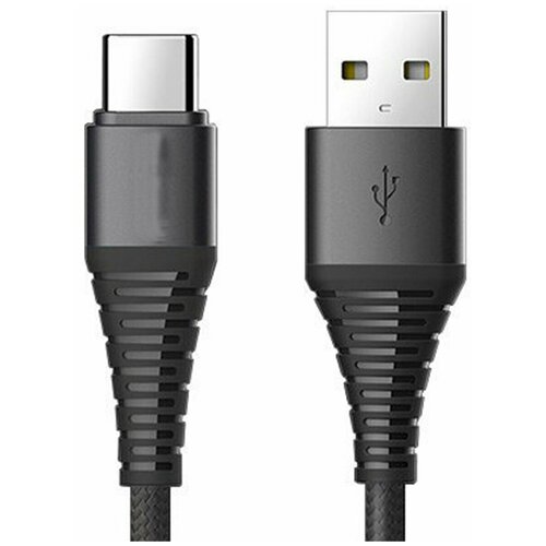 Зарядный кабель micro USB 1.2 m, 2A с тканевой оплеткой / Зарядка для телефона Xiaomi, Samsung, Huawei микро ЮСБ / Шнур для зарядки смартфона Самсунг, Хуавей, Ксиоми (Черный)
