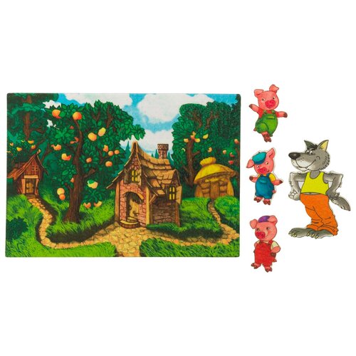 Lip-Lip Три поросенка фетр LIP1161 зеленый 405₽