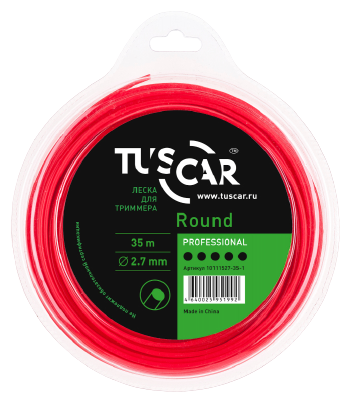 Леска для триммера TUSCAR Round Professional, 2.70мм* 35м - фотография № 1