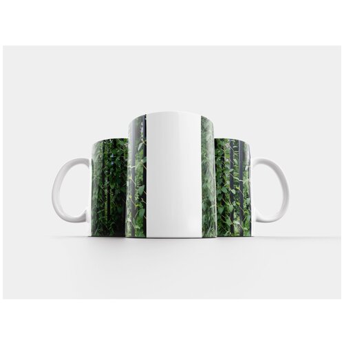 фото Кружка "природные пейзажи, изгородь, завод" 320 мл lotsprints