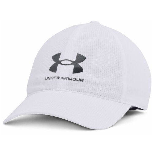 фото Кепка under armour isochill armourvent adjustable hat размер osfm, white/pitch gray-100