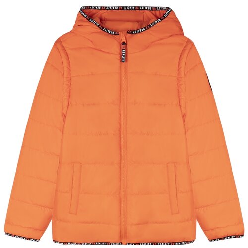 фото Куртка для мальчика, coccodrillo, размер 104, цвет оранжевый