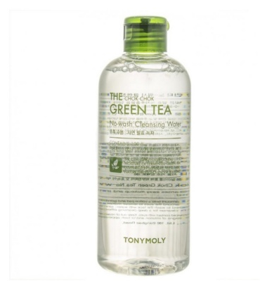 TONYMOLY Мицеллярная вода для снятия макияжа с экстрактом зеленого чая THE CHOK CHOK GREEN TEA No-wash Cleansing Water
