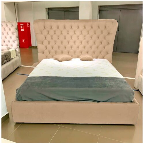 Кровать с мягким изголовьем Вашингтон, 160х200