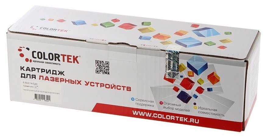 Картридж лазерный Colortek CE311A/CF351A голубой для принтеров HP