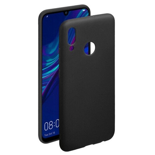 фото Чехол gel color case для huawei p smart (2019), черный, deppa 87151