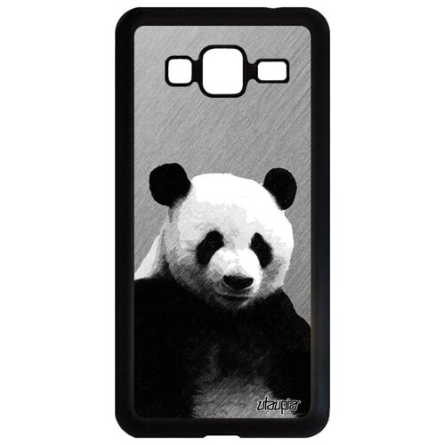 фото Красивый чехол на телефон // galaxy j3 2016 // "большая панда" малыш бамбук, utaupia, серый