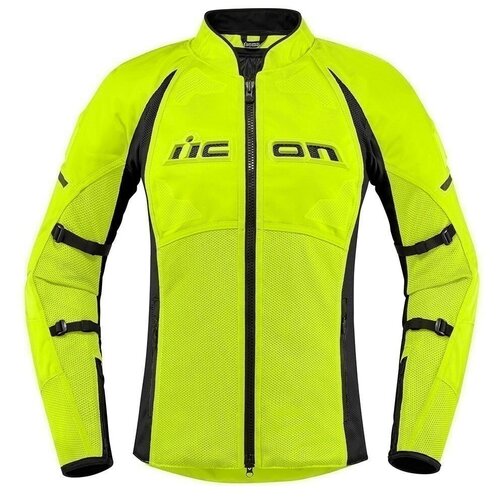 Icon Contra2 Hi-Viz мотокуртка желтая женская (цвет: желтые, размер: xs)