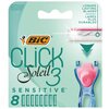 Сменные кассеты для бритья 3 лезвия BIC Click 3 Soleil Sensitive сменные лезвия для женской бритвы набор из 8 шт - изображение