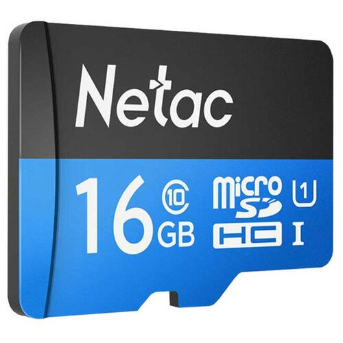 Карта памяти 16Gb - Netac microSDHC P500 NT02P500STN-016G-S (Оригинальная карта памяти microsd 64гб netac p500 eco nt02p500eco 064g s