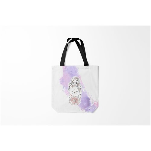 фото Сумка-шоппер / 40х40 см / свадьба / девичник невеста burnettie