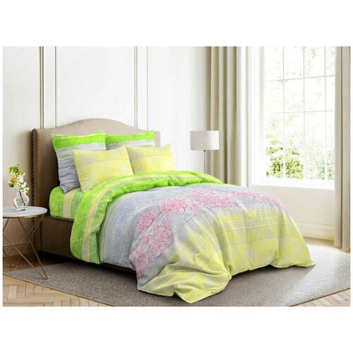 фото Постельное белье lempy цвет: желтый (семейное) ночь нежна