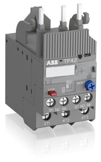 Реле перегрузки тепловое TF42-35 диапазон уставки 29 - 35А для контакторов AF09-AF38, ABB 1SAZ721201R1053 (1 шт.)