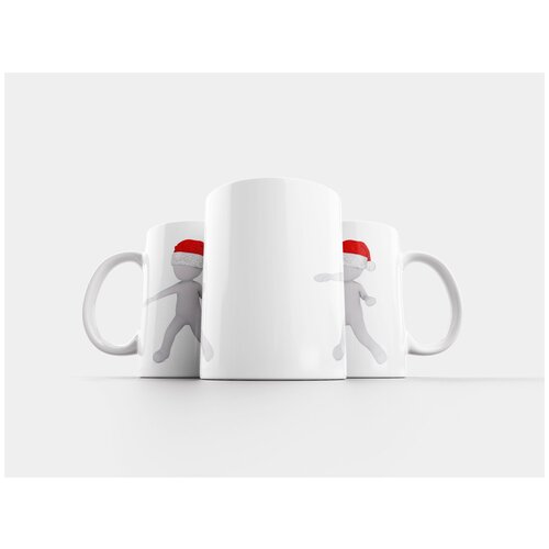 фото Кружка "рождество, белый кобель, все тело" 320 мл lotsprints