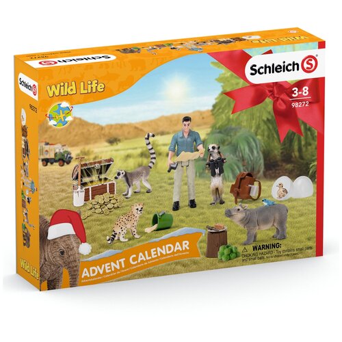 фото Игровой набор schleich рождественский календарь wild life 2021, 98272