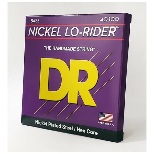 фото Dr strings nlh-40 nickel lo-rider струны для бас-гитары