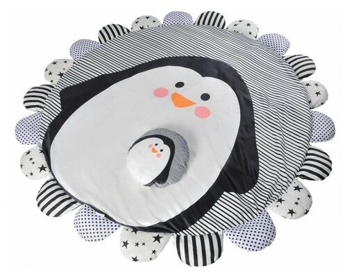 Складной детский коврик Farfello Z2 / пингвин / цвет серый