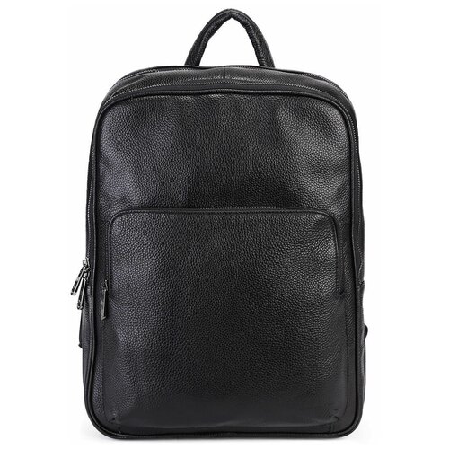 фото Мужской рюкзак из натуральной кожи bristan wero, черный